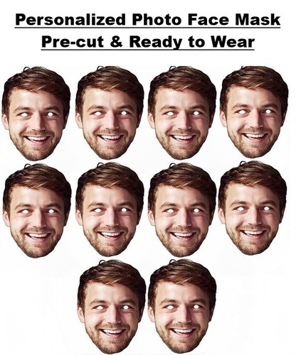 Personalised photo face mask - photo,
