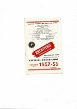 1957/58 Brentford v Shrewsbury Town Football Programme
