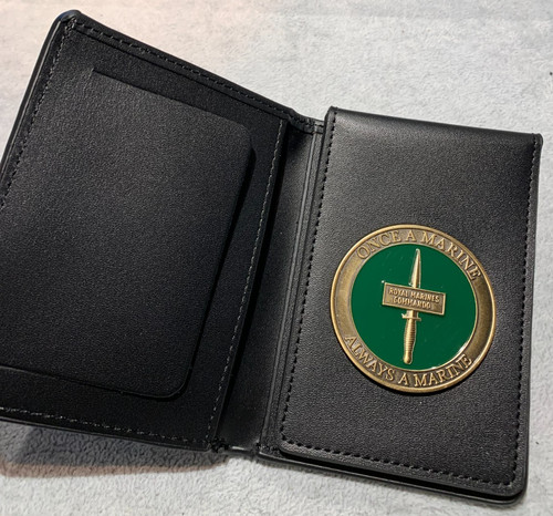 Commemorative leather wallet - leather,