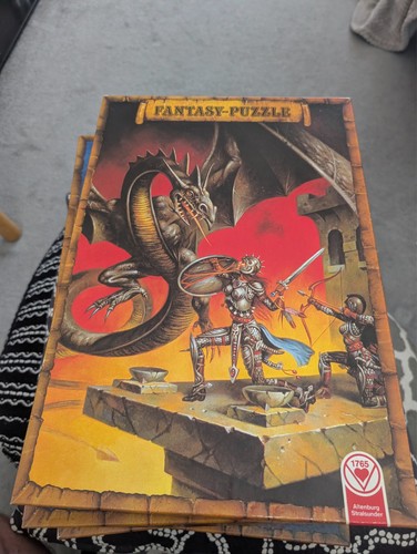 Vintage fantasy puzzles - vintage, (