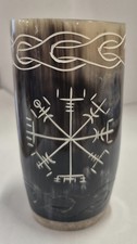 Buffalo Horn mug with Viking