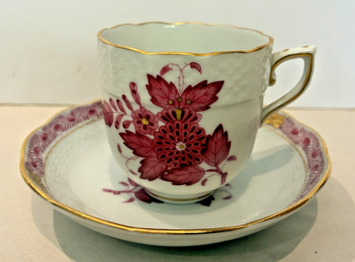 Herend hand painted demitasse - herend,