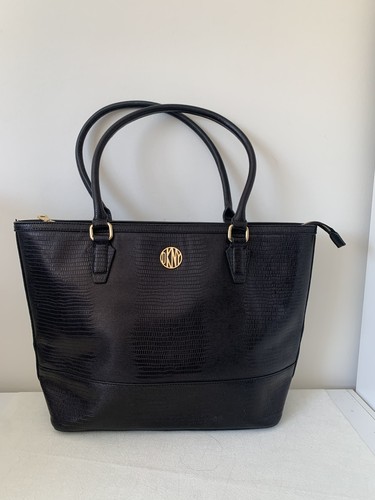Genuine leather dkny tote - genuine,