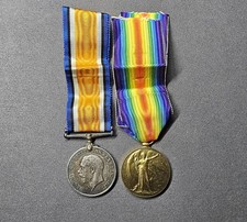 WW1 Pair Medals/ 12894 PTE J