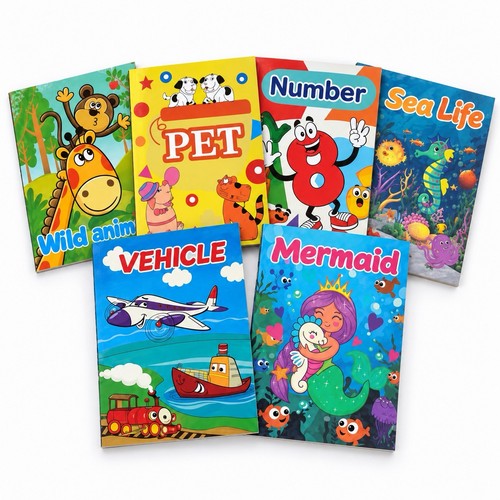 Set kids drawing - drawing, books