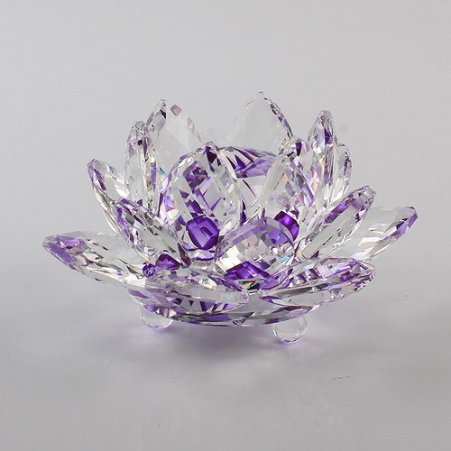 Large multi crystal lotus - crystal,