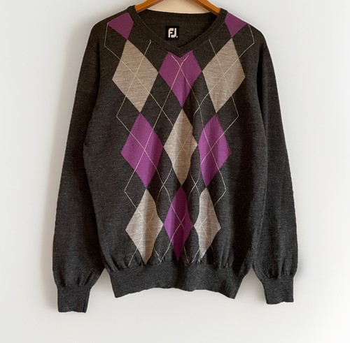 Footjoy argyle jumper size - jumper, m