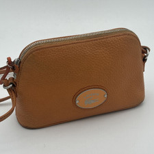 Lacoste Women’s Crossbody Bag Orange Leather Handbag