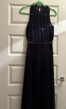Coast Navy Mesh Maxi Dress BNWT Size 16