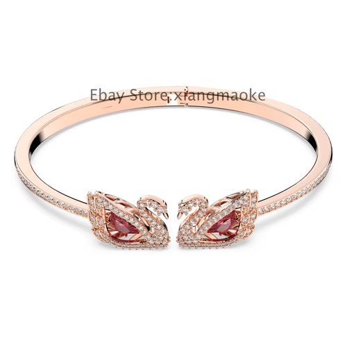 Swan bangle bracelet - swan,