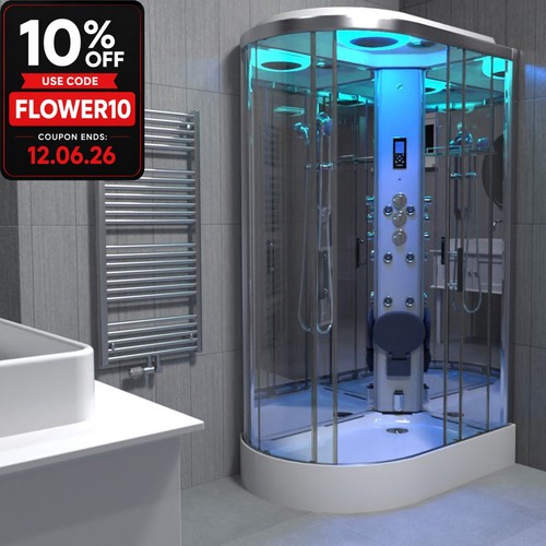 Insignia chrome steam shower - insignia,