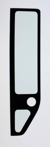 Side behind door - glass, to