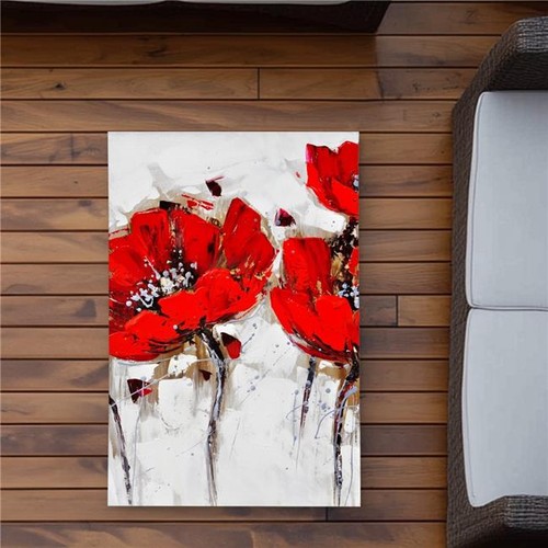 2x3 red poppies - poppies, with