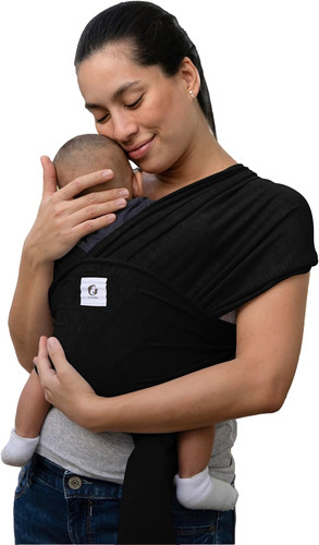 Black baby wrap - carrier,