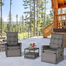 3Pieces Rattan Bistro Set