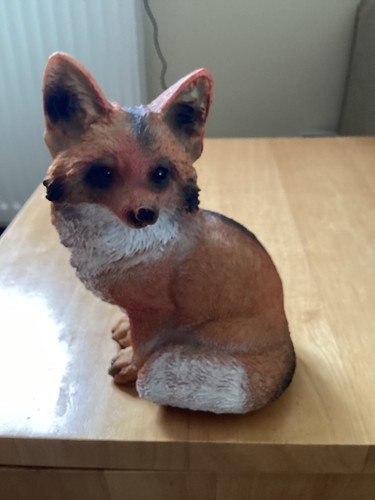 Small garden ornament fox - garden,