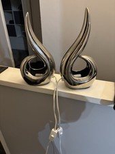 Pair Of Silver Bedside Table