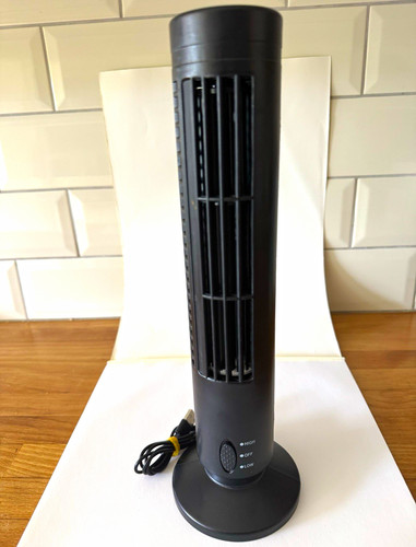 Black mini tower fan - mini,