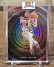 2023-24 Panini Select #12 Tyrese Haliburton Color Wheel Prizm SP Case Hit Pacers