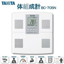 Tanita Body Weight and Body Composition Scale White From Japan BC-705N WH New