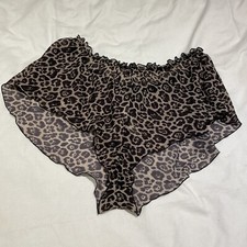 Hanky Panky Leapoard Print Shorts / Knickkers - Size M