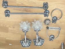 Luxury Vintage Brass toilet accessories set