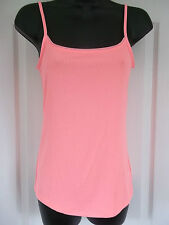 M&S CAMISOLE,LADIES,WOMEN,NEON CAMI,STRETCH,VEST, TOP. 10,12,14,16. FREE POST