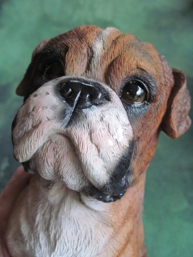 28cm high resin model boxer - high,