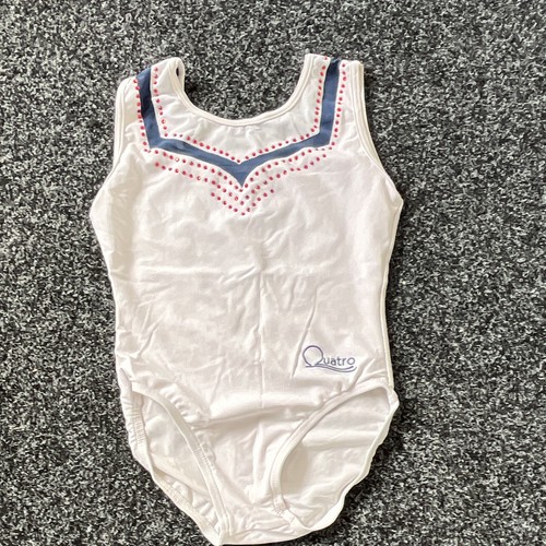 Quatro girls white gymnastics - girls,