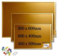 Small Large Cork Board High Quality Notice Boards Home School +Push Pins & Hooks