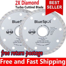 2X  Angle Grinder Discs Thin 115mm 4.5'' Turbo Diamond Tile Dry Cutting Disc