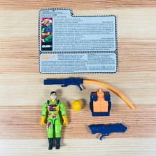 Vtg Gi Joe Eco Warrior Leader Action Force Complete Hasbro 91 European File Card