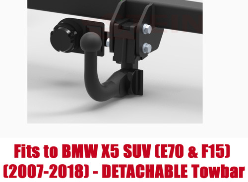 Detachable tow bar for bmw - detachable, x5