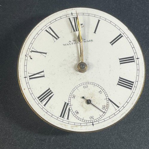 Waltham pocket watch movement - waltham,