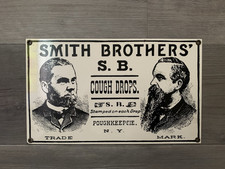 Vintage Enamel Smith Brothers