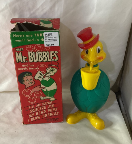 Vtg bubbles turtle magic - mr.,
