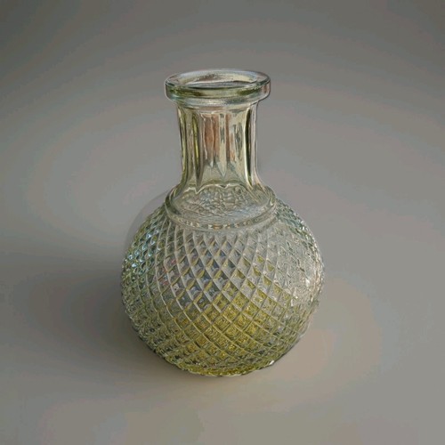 Vintage pressed glass cruet - cruet, &
