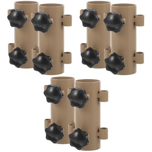 6pcs outdoor khaki steel - outdoor,