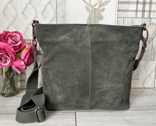 Fat face green suede leather - fat,