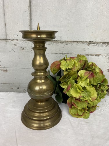 Brass baluster pricket - brass,