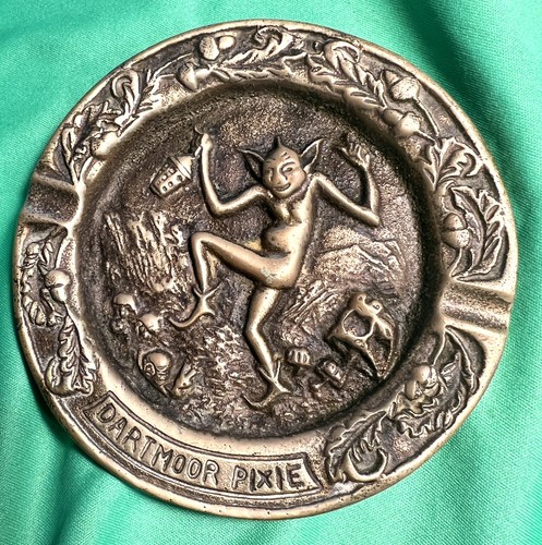 Dartmoor pixie brass plate - dartmoor,