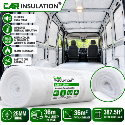 36m van camper insulation - 36m²,