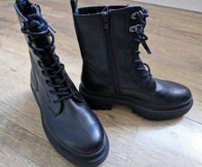 Womens Leather Army Combat