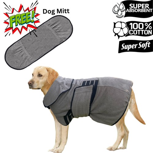 Dog bathrobe towel - dog, for