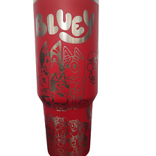 40oz Cartoon Bluey Engraved
