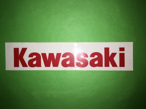 Kawasaki red clear vinyl - on,