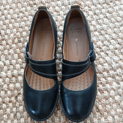 Clarks unstructured black - clarks,