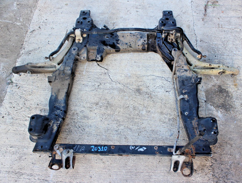 Engine cradle with - with, brackets