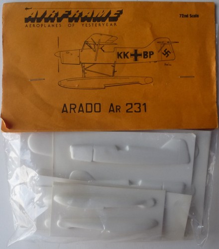 Airframe 72nd scale arado - 1/72nd,