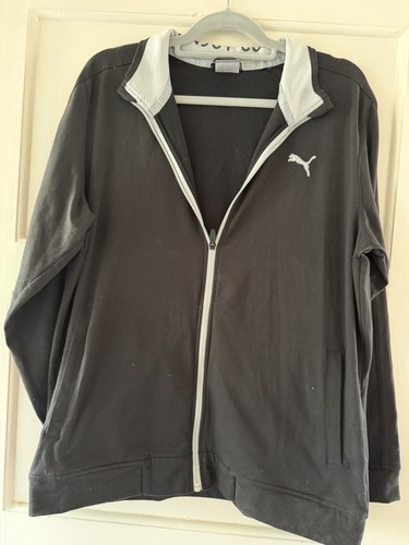 Puma golf black zip jacket - puma,